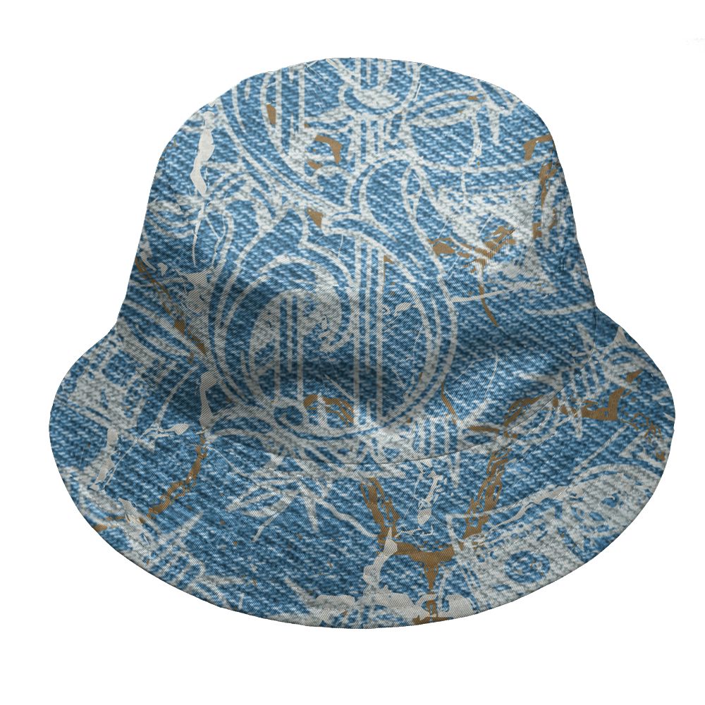 Denim-Worn-Blue-4s-NastyJamz-Bucket-Hat-Match-Tough-People-Never-Fall-All-Over-Print