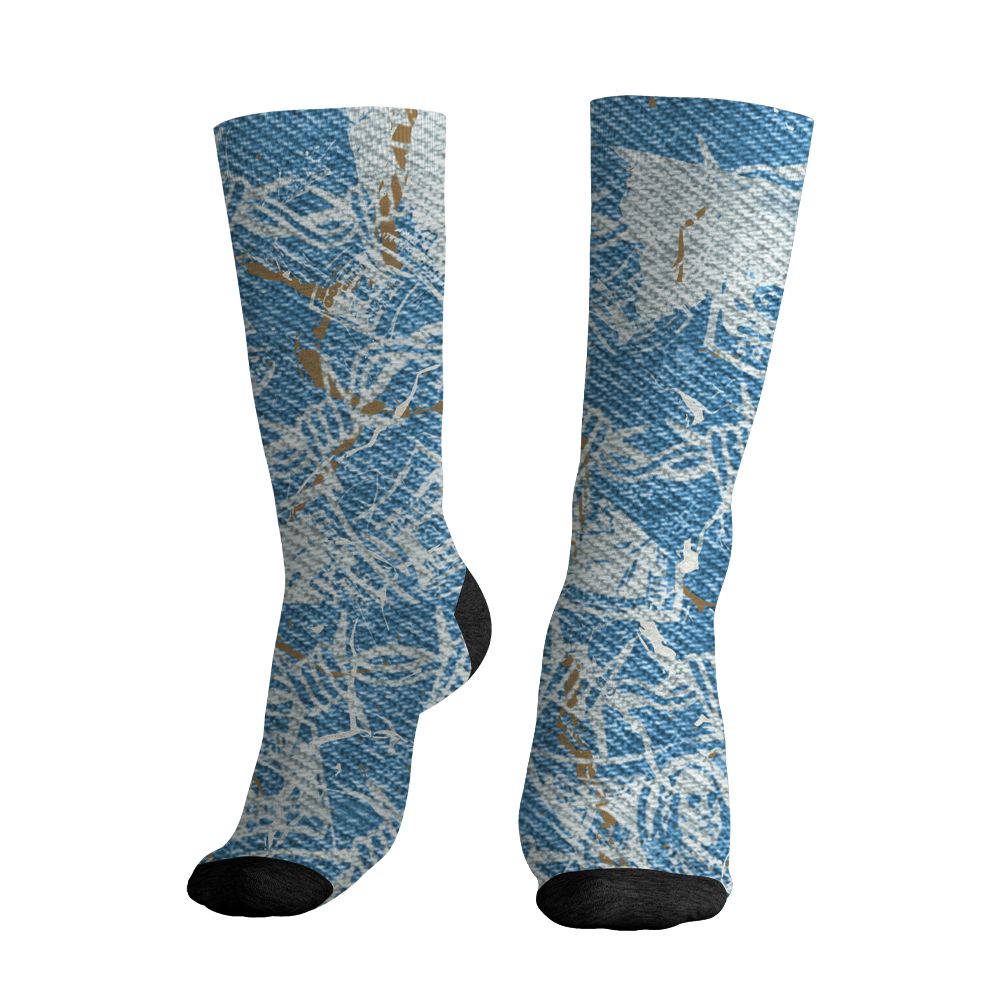 Denim-Worn-Blue-4s-NastyJamz-Socks-Match-Tough-People-Never-Fall-3D-All-Over-Print