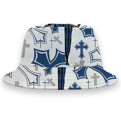 French-Blue-12s-NastyJamz-Bucket-Hat-Match-God-Got-Me-All-Over-Print