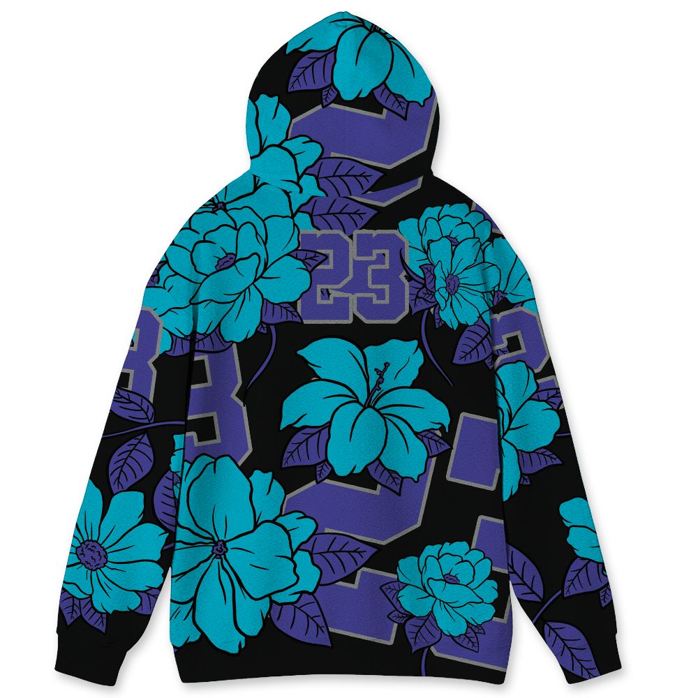Aqua-8s-NastyJamz-Hoodie-Match-23-Floral-3D-All-Over-Print-Flower