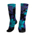 Aqua-8s-NastyJamz-Socks-Match-23-Floral-3D-All-Over-Print-Flower
