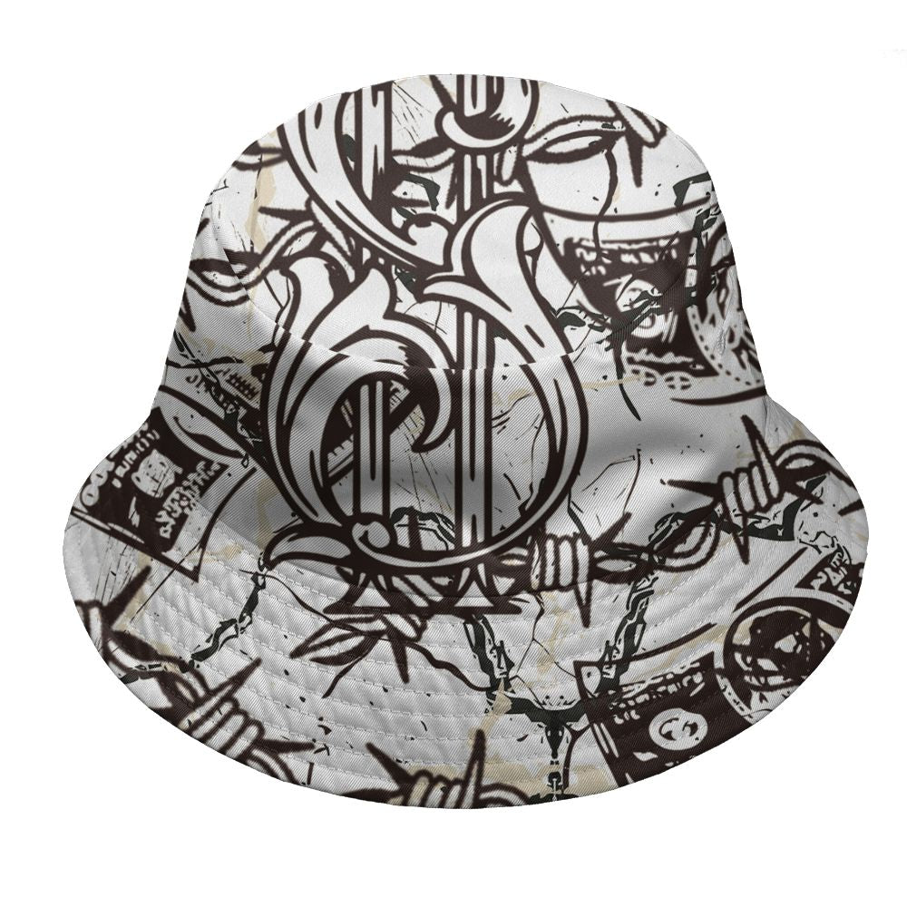 Black-Collective-5s-NastyJamz-Bucket-Hat-Match-Tough-People-Never-Fall-All-Over-Print