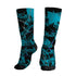 Aqua-8s-NastyJamz-Socks-Match-Tough-People-Never-Fall-3D-All-Over-Print
