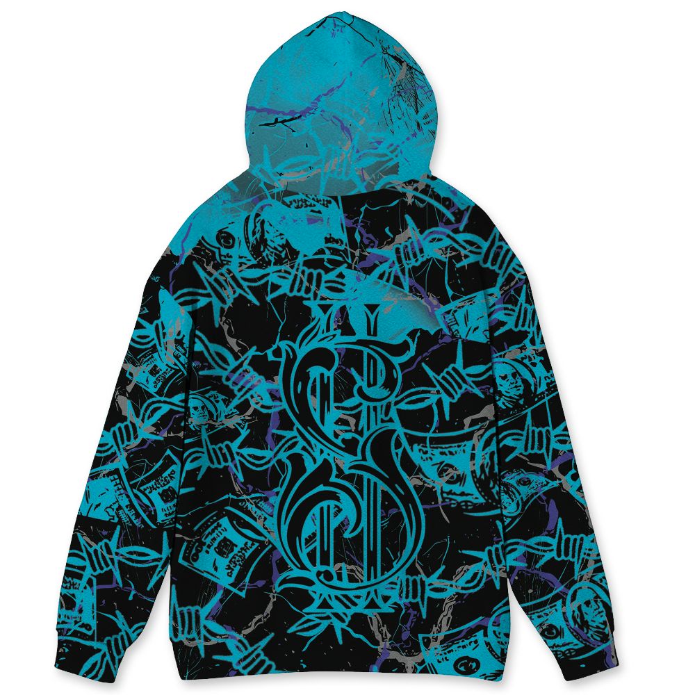 Aqua-8s-NastyJamz-Hoodie-Match-Tough-People-Never-Fall-3D-All-Over-Print