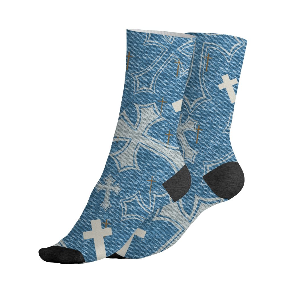 Denim-Worn-Blue-4s-NastyJamz-Socks-Match-God-Got-Me-3D-All-Over-Print