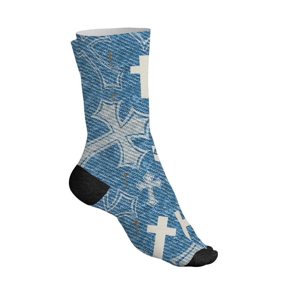 Denim-Worn-Blue-4s-NastyJamz-Socks-Match-God-Got-Me-3D-All-Over-Print