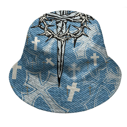 Denim-Worn-Blue-4s-NastyJamz-Bucket-Hat-Match-God-Got-Me-All-Over-Print