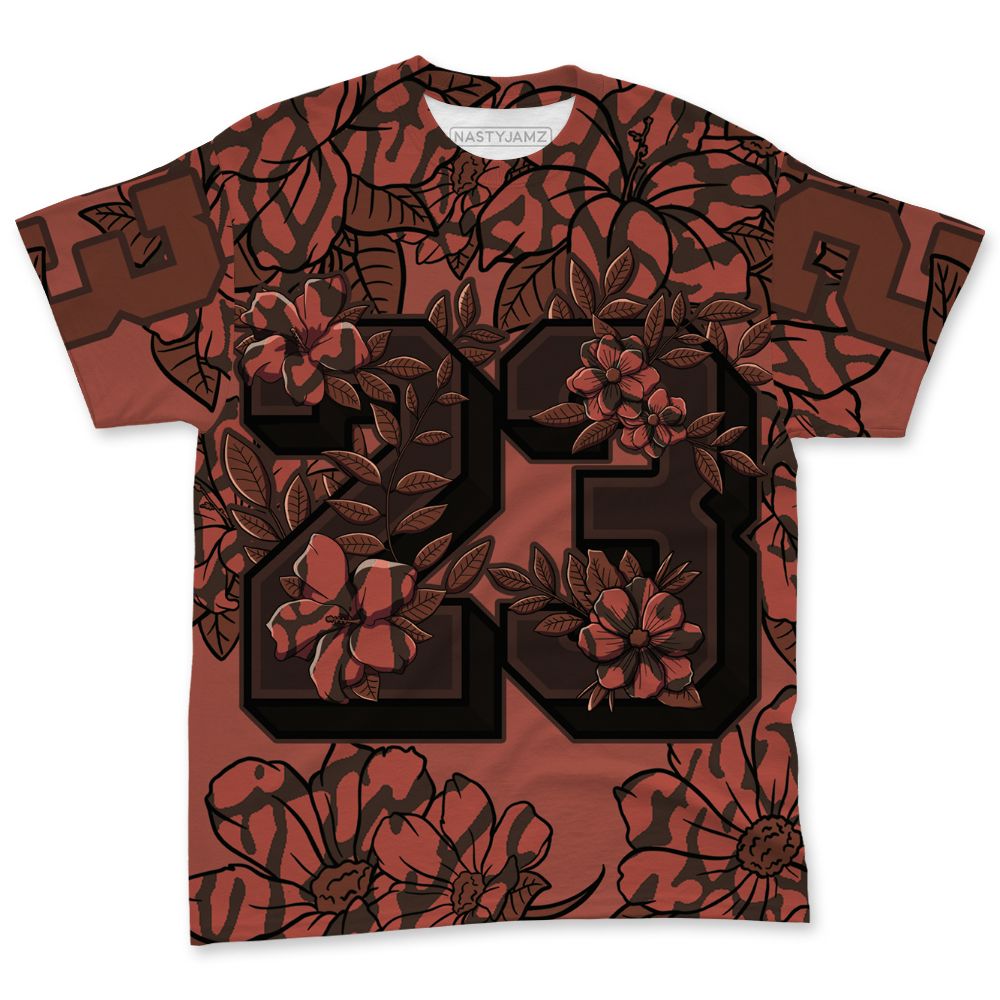 Spizike-Canyon-Rust-NastyJamz-T-Shirt-Match-23-Floral-3D-All-Over-Print-Flower