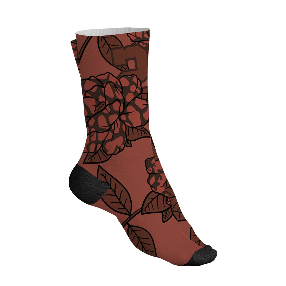 Spizike-Canyon-Rust-NastyJamz-Socks-Match-23-Floral-3D-All-Over-Print-Flower