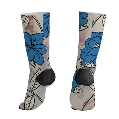 Tatum-3-Cloud-0-NastyJamz-Socks-Match-23-Floral-3D-All-Over-Print-Flower