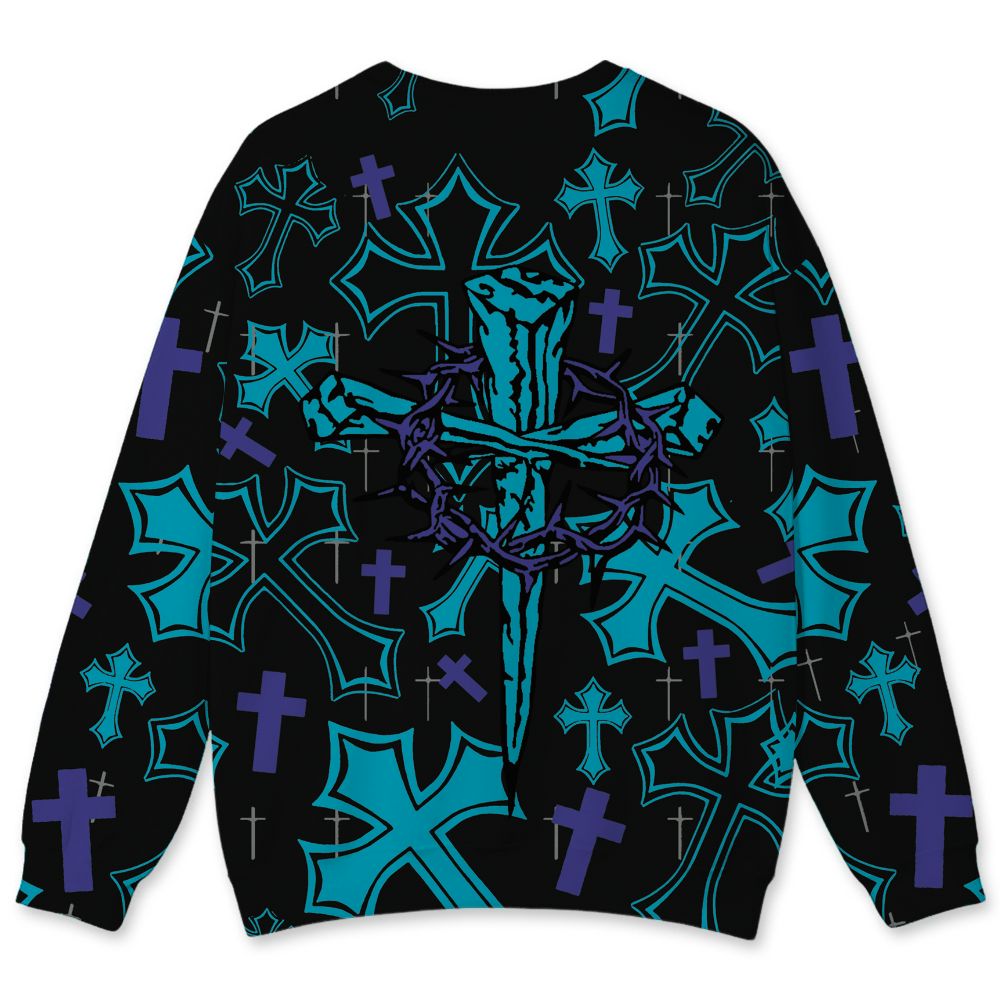 Aqua-8s-NastyJamz-Sweatshirt-Match-God-Got-Me-3D-All-Over-Print