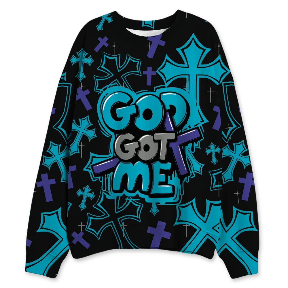 Aqua-8s-NastyJamz-Sweatshirt-Match-God-Got-Me-3D-All-Over-Print