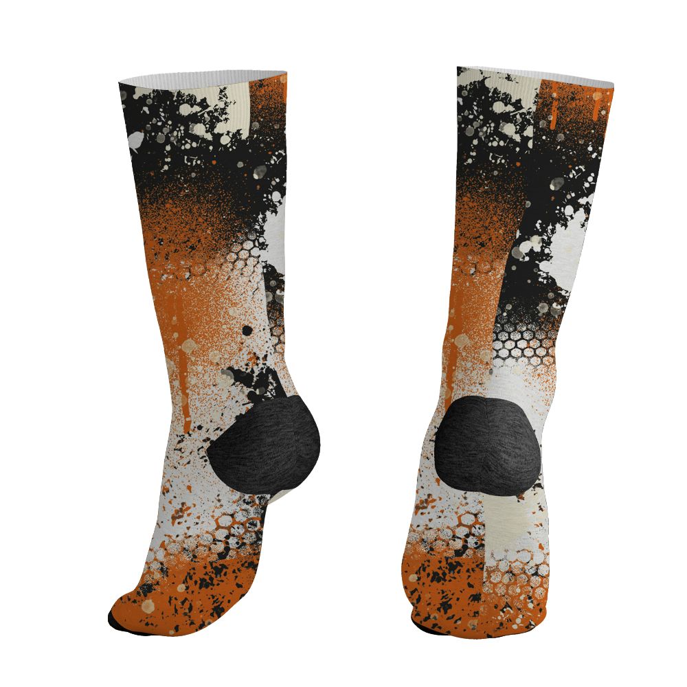 AJ 1 Shattered Backboard.NastyJamz Socks Match.23 Painted Graffiti