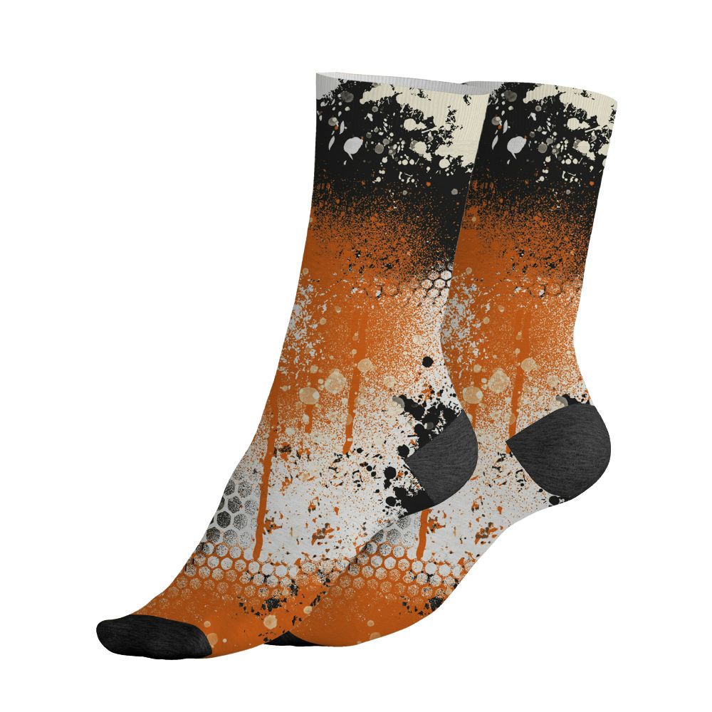 AJ 1 Shattered Backboard.NastyJamz Socks Match.23 Painted Graffiti