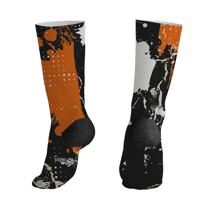 AJ 1 Shattered Backboard.NastyJamz Socks Match.Hustle Move In Silence 3D