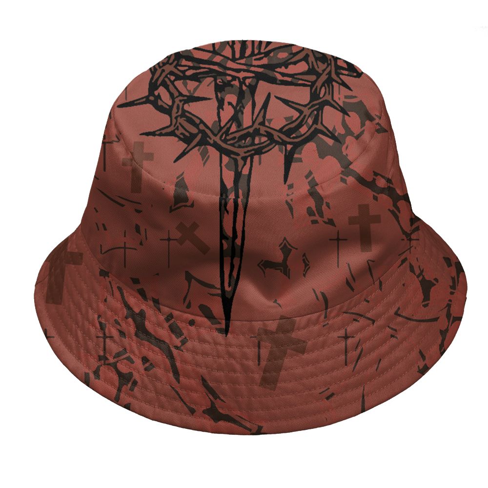Spizike-Canyon-Rust-NastyJamz-Bucket-Hat-Match-God-Got-Me-All-Over-Print