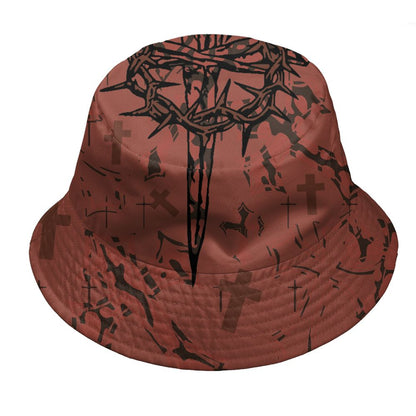 Spizike-Canyon-Rust-NastyJamz-Bucket-Hat-Match-God-Got-Me-All-Over-Print
