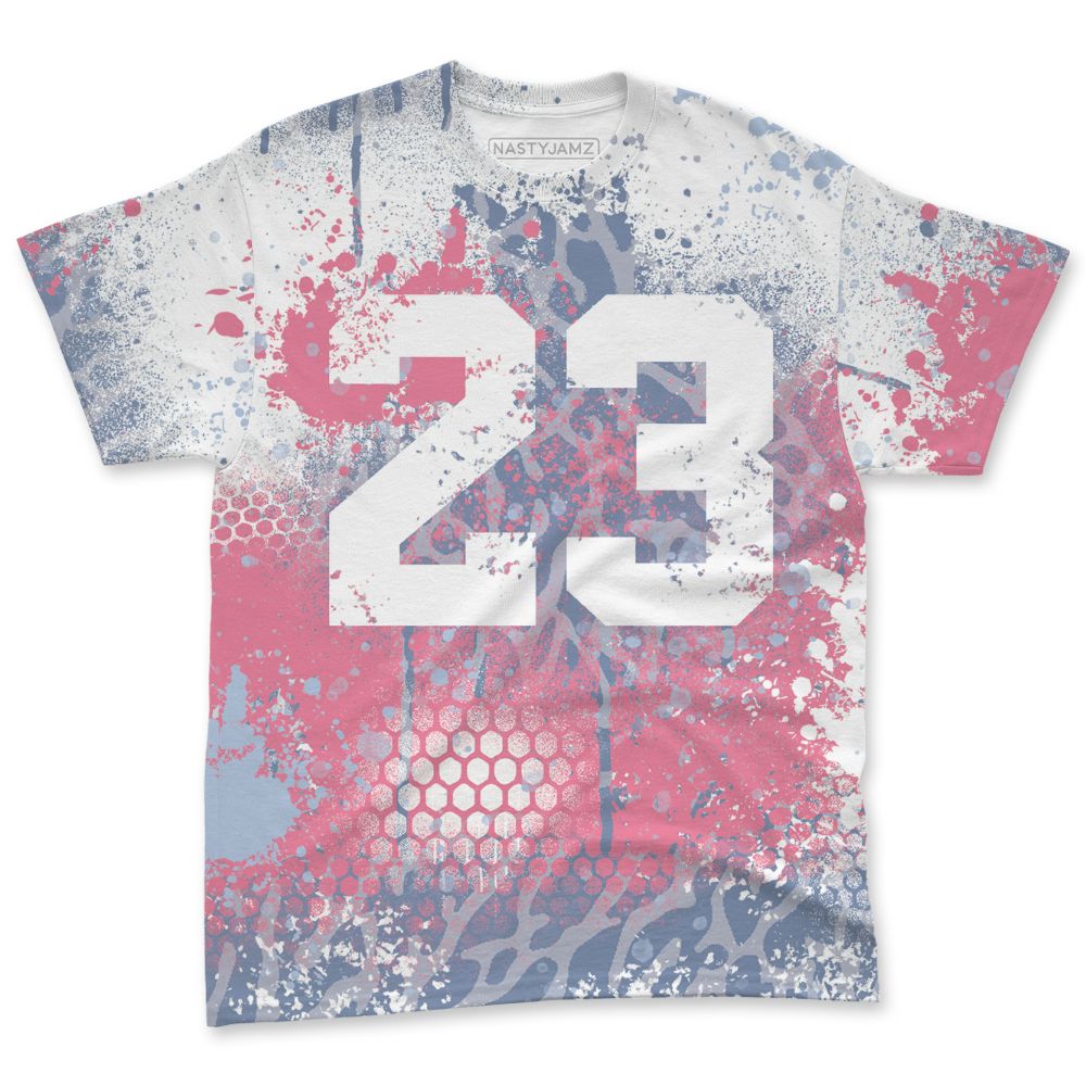 Cobalt-Bliss-3s-NastyJamz-T-Shirt-Match-23-Painted-Graffiti