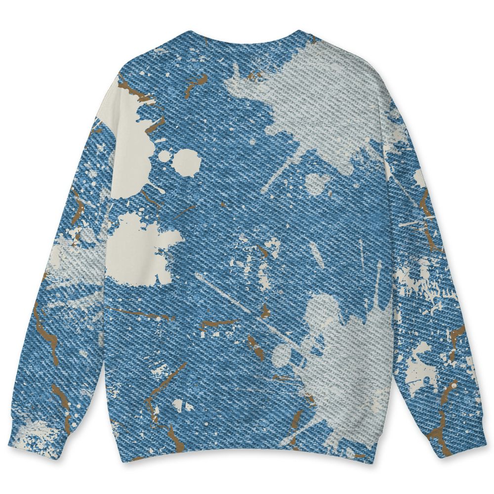 Denim-Worn-Blue-4s-NastyJamz-Sweatshirt-Match-Hustle-Move-In-Silence-3D-All-Over-Print