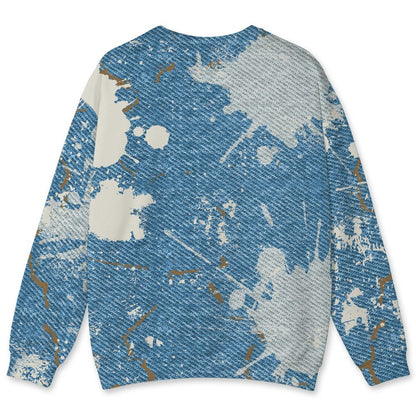 Denim-Worn-Blue-4s-NastyJamz-Sweatshirt-Match-Hustle-Move-In-Silence-3D-All-Over-Print