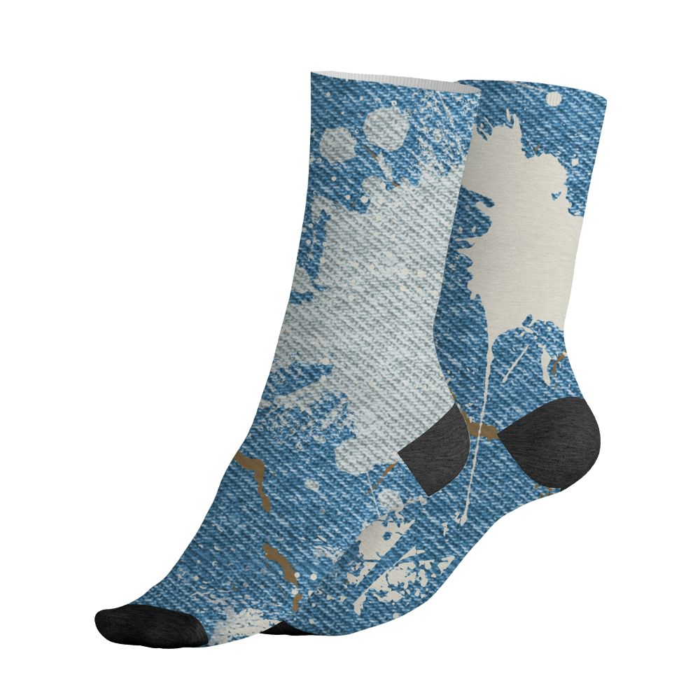 Denim-Worn-Blue-4s-NastyJamz-Socks-Match-Hustle-Move-In-Silence-3D-All-Over-Print