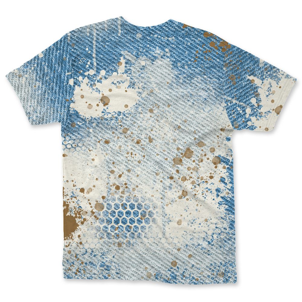 Denim-Worn-Blue-4s-NastyJamz-T-Shirt-Match-23-Painted-Graffiti