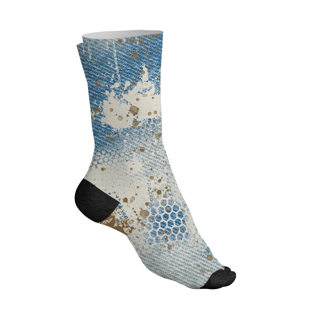 Denim-Worn-Blue-4s-NastyJamz-Socks-Match-23-Painted-Graffiti