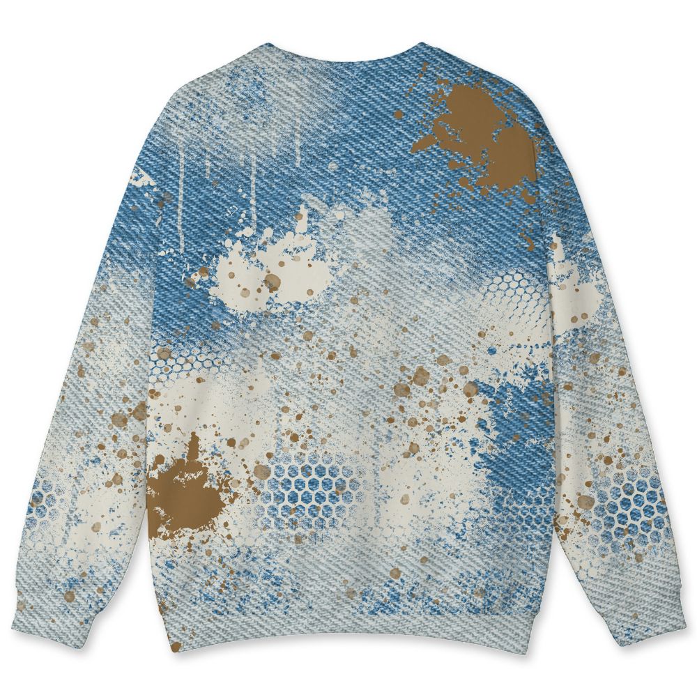Denim-Worn-Blue-4s-NastyJamz-Sweatshirt-Match-23-Painted-Graffiti-3D-All-Over-Print