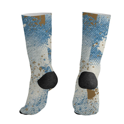 Denim-Worn-Blue-4s-NastyJamz-Socks-Match-23-Painted-Graffiti