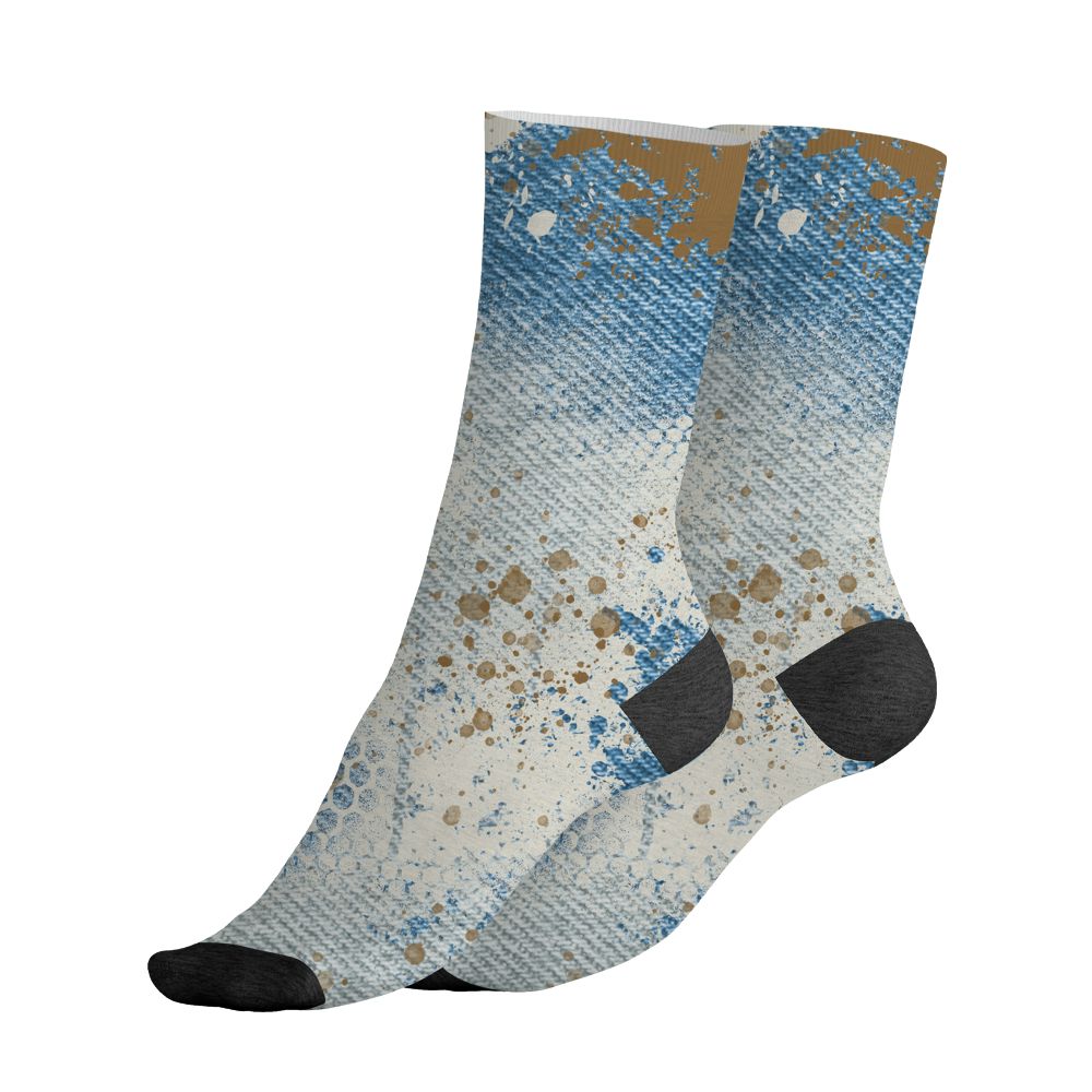 Denim-Worn-Blue-4s-NastyJamz-Socks-Match-23-Painted-Graffiti