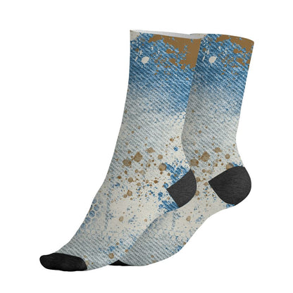 Denim-Worn-Blue-4s-NastyJamz-Socks-Match-23-Painted-Graffiti
