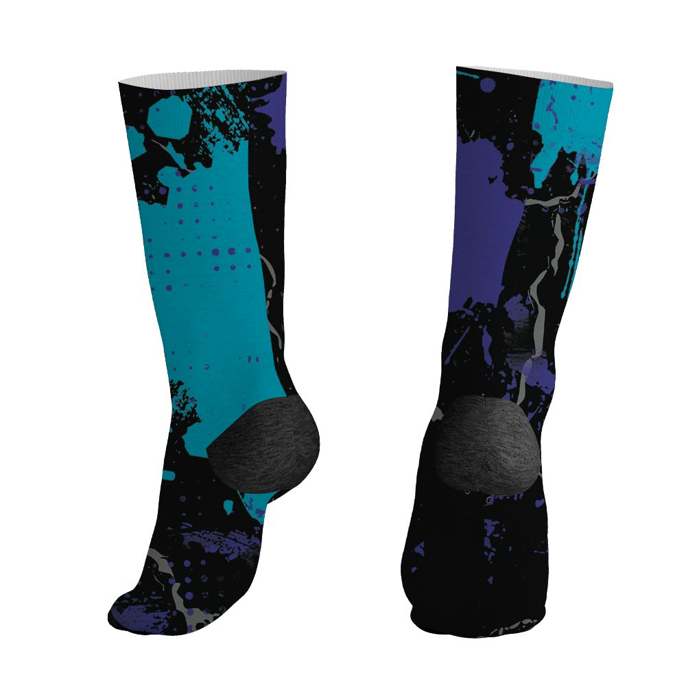 Aqua-8s-NastyJamz-Socks-Match-Hustle-Move-In-Silence-3D-All-Over-Print