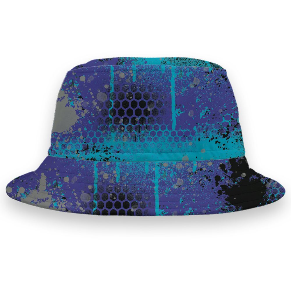 Aqua-8s-NastyJamz-Bucket-Hat-Match-23-Painted-Graffiti