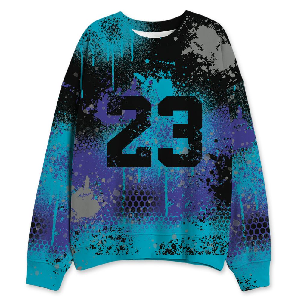 Aqua-8s-NastyJamz-Sweatshirt-Match-23-Painted-Graffiti-3D-All-Over-Print