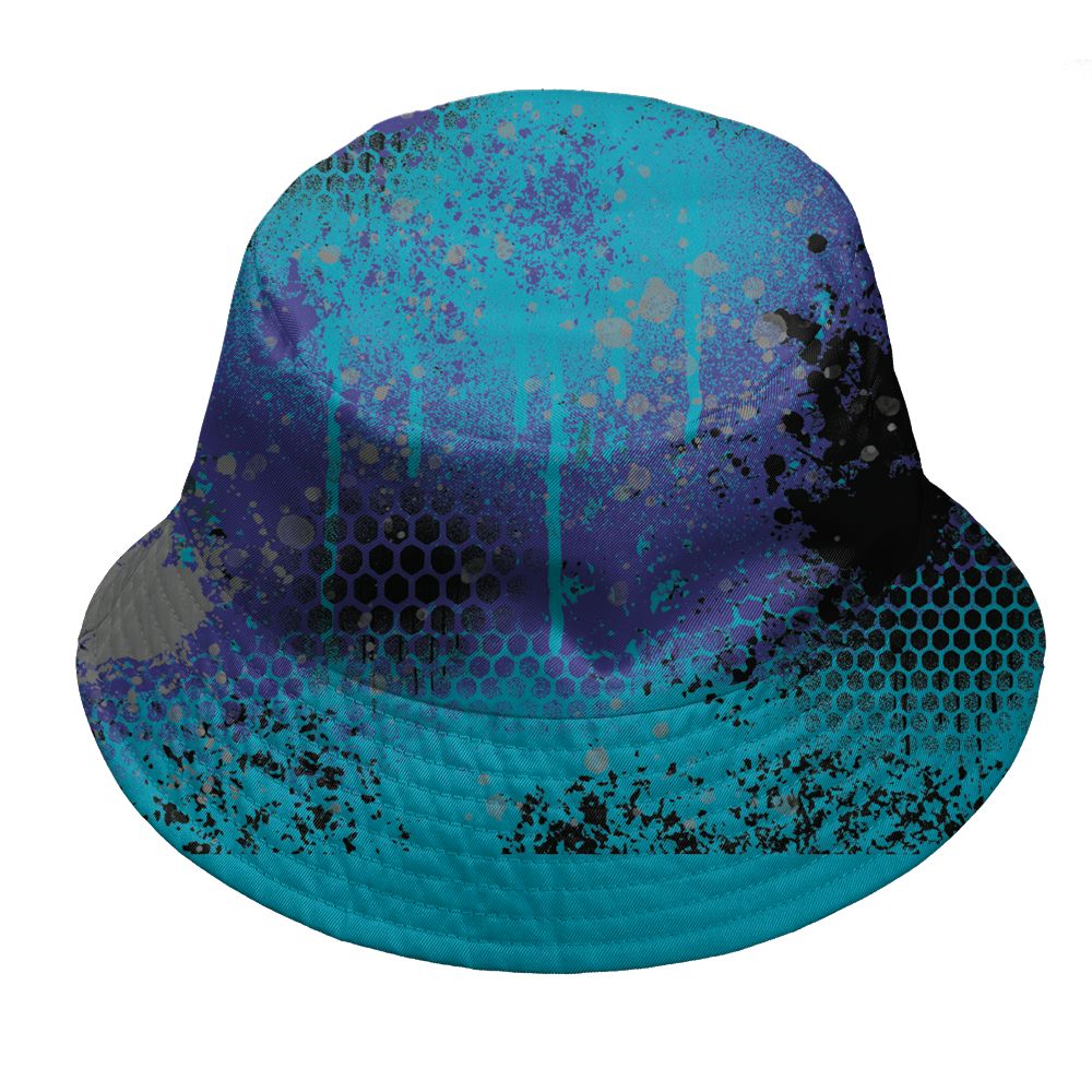 Aqua-8s-NastyJamz-Bucket-Hat-Match-23-Painted-Graffiti