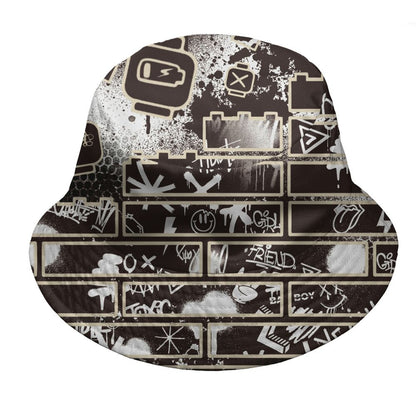 Black-Collective-5s-NastyJamz-Bucket-Hat-Match-No-Stock-Emotion-All-Over-Print