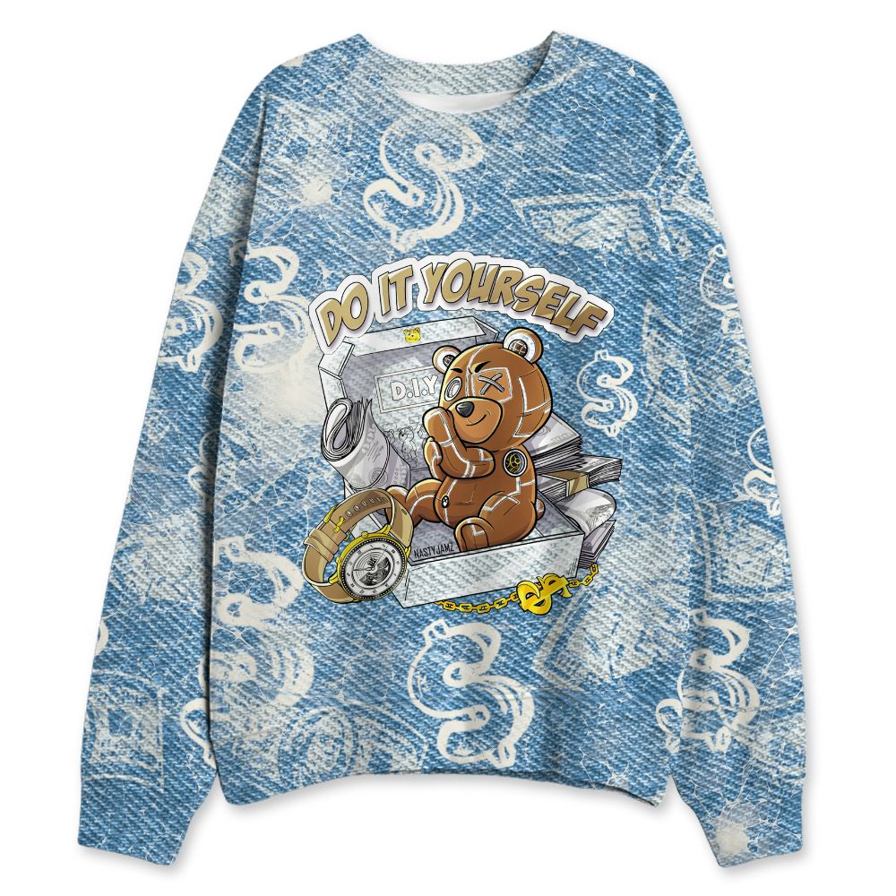 Denim-Worn-Blue-4s-NastyJamz-Sweatshirt-Match-Self-Made-Toy-3D-All-Over-Print