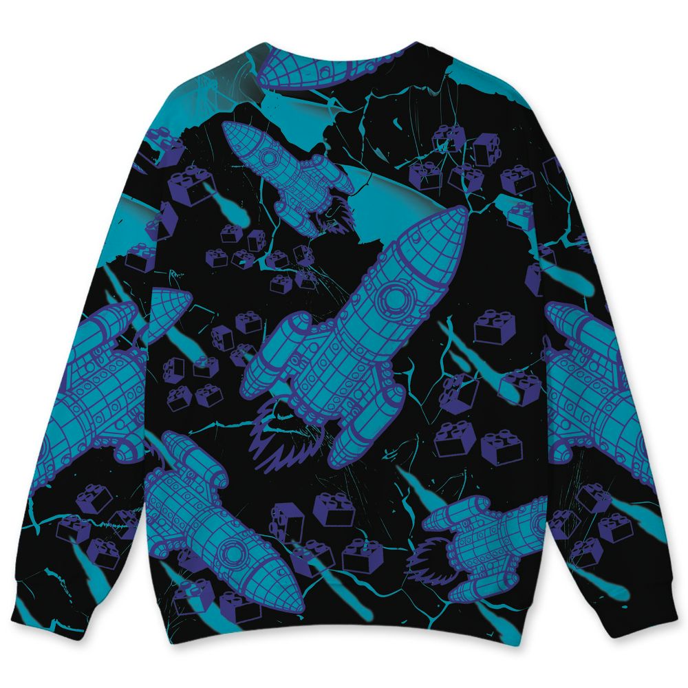 Aqua-8s-NastyJamz-Sweatshirt-Match-Born-To-Stand-Out-3D-All-Over-Print