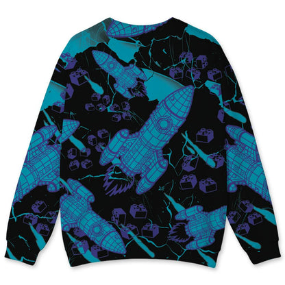 Aqua-8s-NastyJamz-Sweatshirt-Match-Born-To-Stand-Out-3D-All-Over-Print