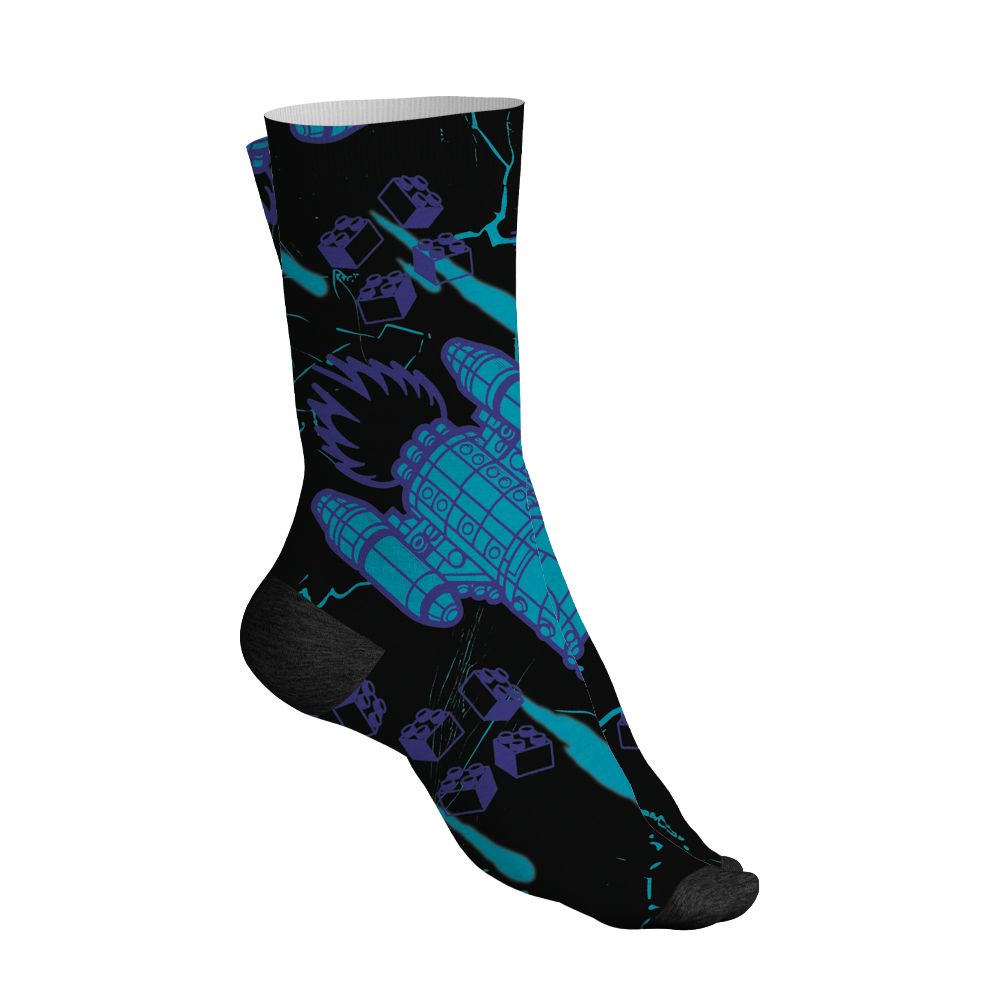 Aqua-8s-NastyJamz-Socks-Match-Born-To-Stand-Out-3D-All-Over-Print