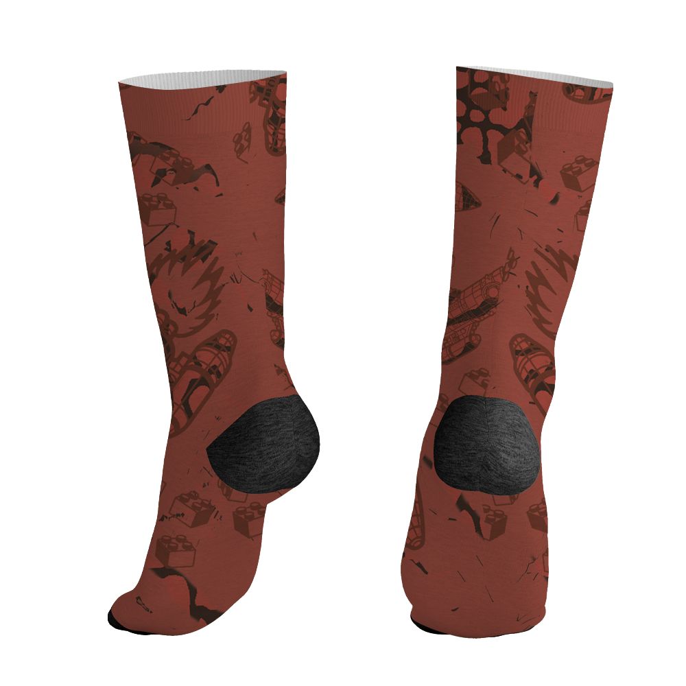 Spizike-Canyon-Rust-NastyJamz-Socks-Match-Born-To-Stand-Out-3D-All-Over-Print