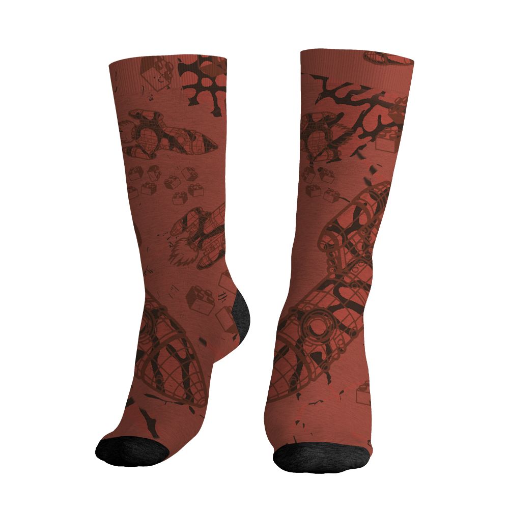 Spizike-Canyon-Rust-NastyJamz-Socks-Match-Born-To-Stand-Out-3D-All-Over-Print