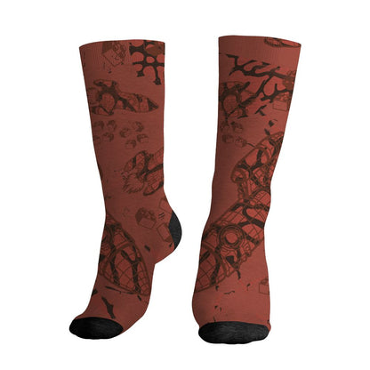 Spizike-Canyon-Rust-NastyJamz-Socks-Match-Born-To-Stand-Out-3D-All-Over-Print