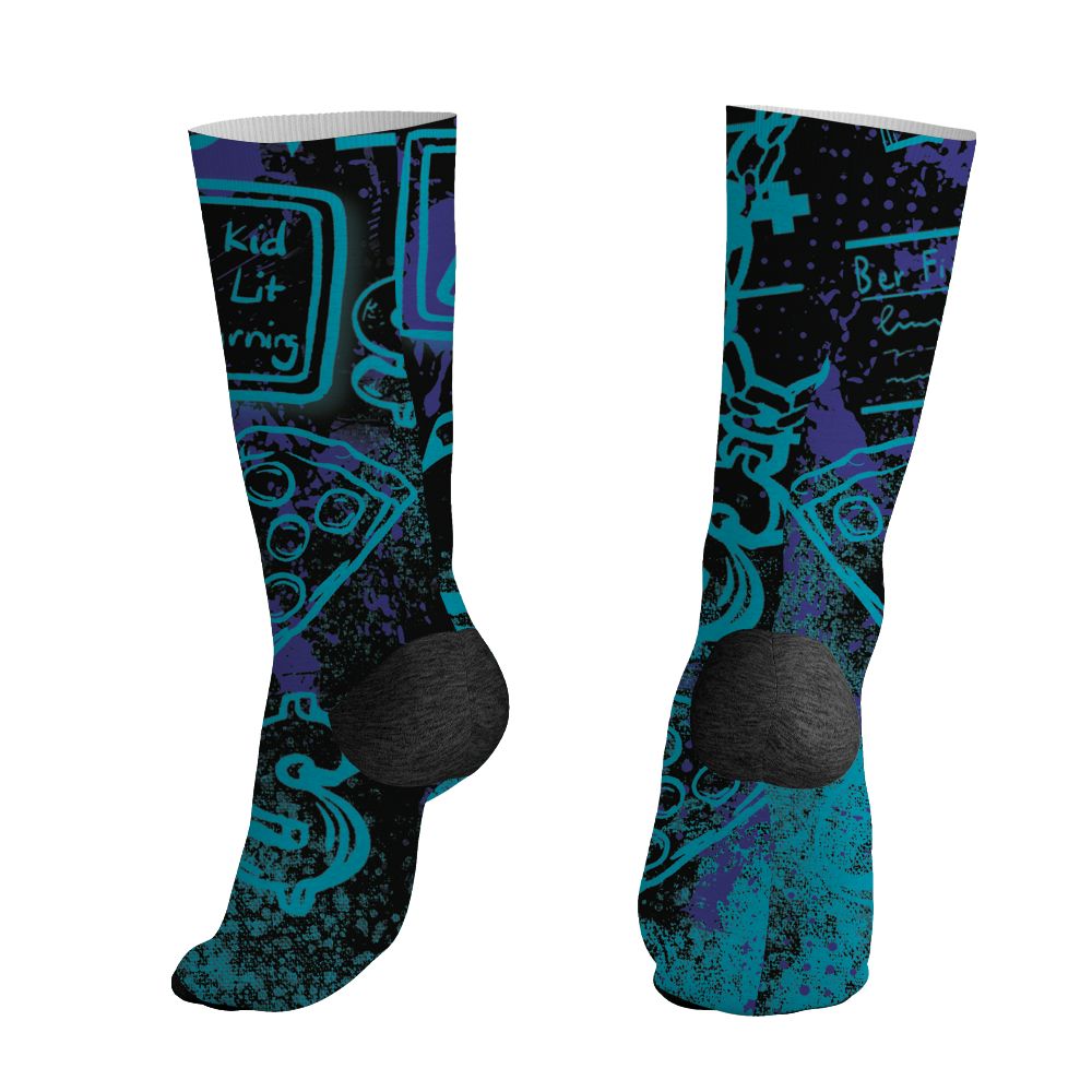 Aqua-8s-NastyJamz-Socks-Match-BER-Toy-Box-3D-All-Over-Print
