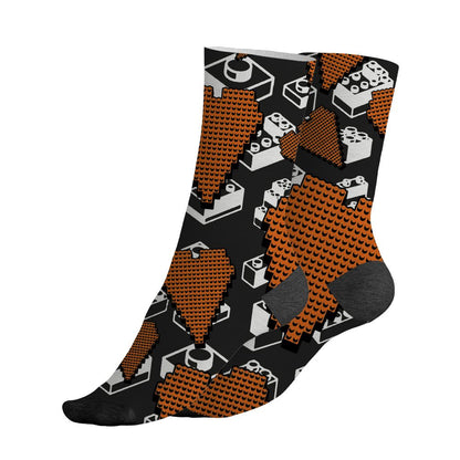 AJ 1 Shattered Backboard.NastyJamz Socks Match.Loyalty Over Likes 3D