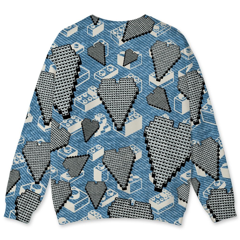 Denim-Worn-Blue-4s-NastyJamz-Sweatshirt-Match-Loyalty-Over-Likes-3D-All-Over-Print