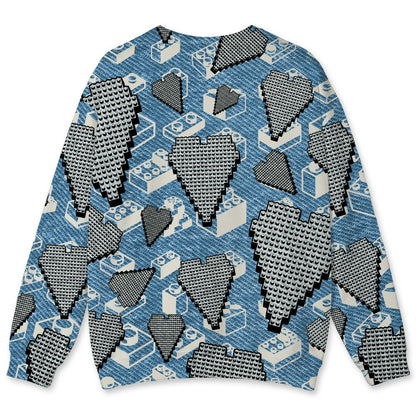 Denim-Worn-Blue-4s-NastyJamz-Sweatshirt-Match-Loyalty-Over-Likes-3D-All-Over-Print