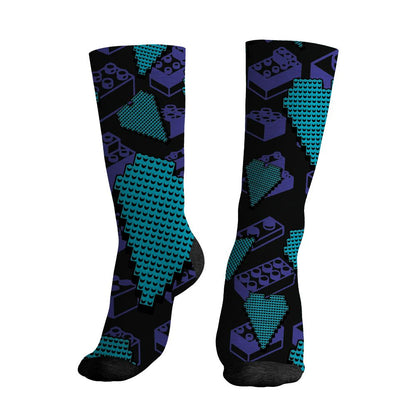 Aqua-8s-NastyJamz-Socks-Match-Loyalty-Over-Likes-3D-All-Over-Print