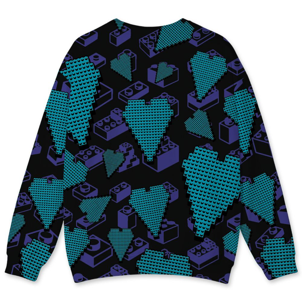 Aqua-8s-NastyJamz-Sweatshirt-Match-Loyalty-Over-Likes-3D-All-Over-Print