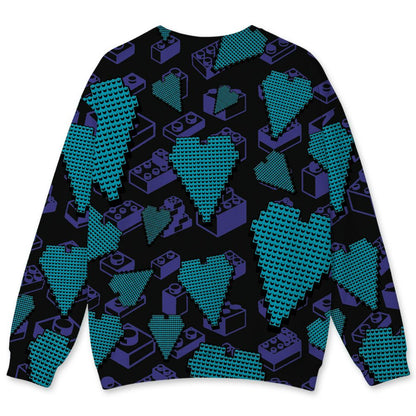 Aqua-8s-NastyJamz-Sweatshirt-Match-Loyalty-Over-Likes-3D-All-Over-Print